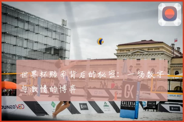 世界杯赔率背后的秘密：一场数字与激情的博弈