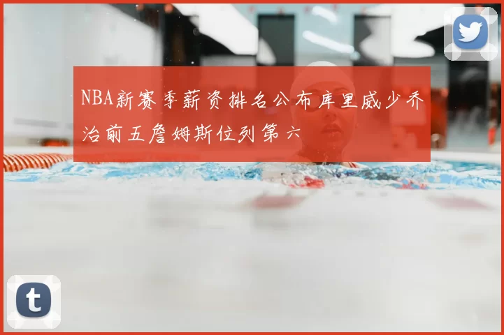 NBA新赛季薪资排名公布库里威少乔治前五詹姆斯位列第六