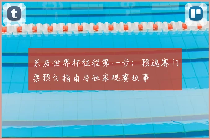 亲历世界杯征程第一步：预选赛门票预订指南与独家观赛故事