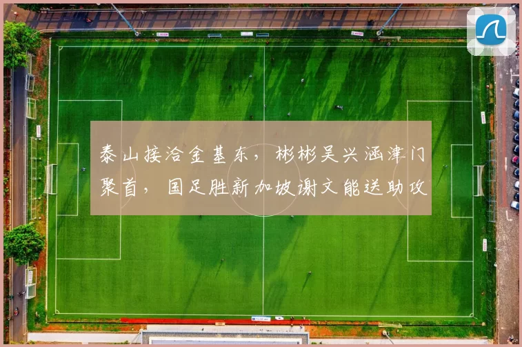 泰山接洽金基东，彬彬吴兴涵津门聚首，国足胜新加坡谢文能送助攻